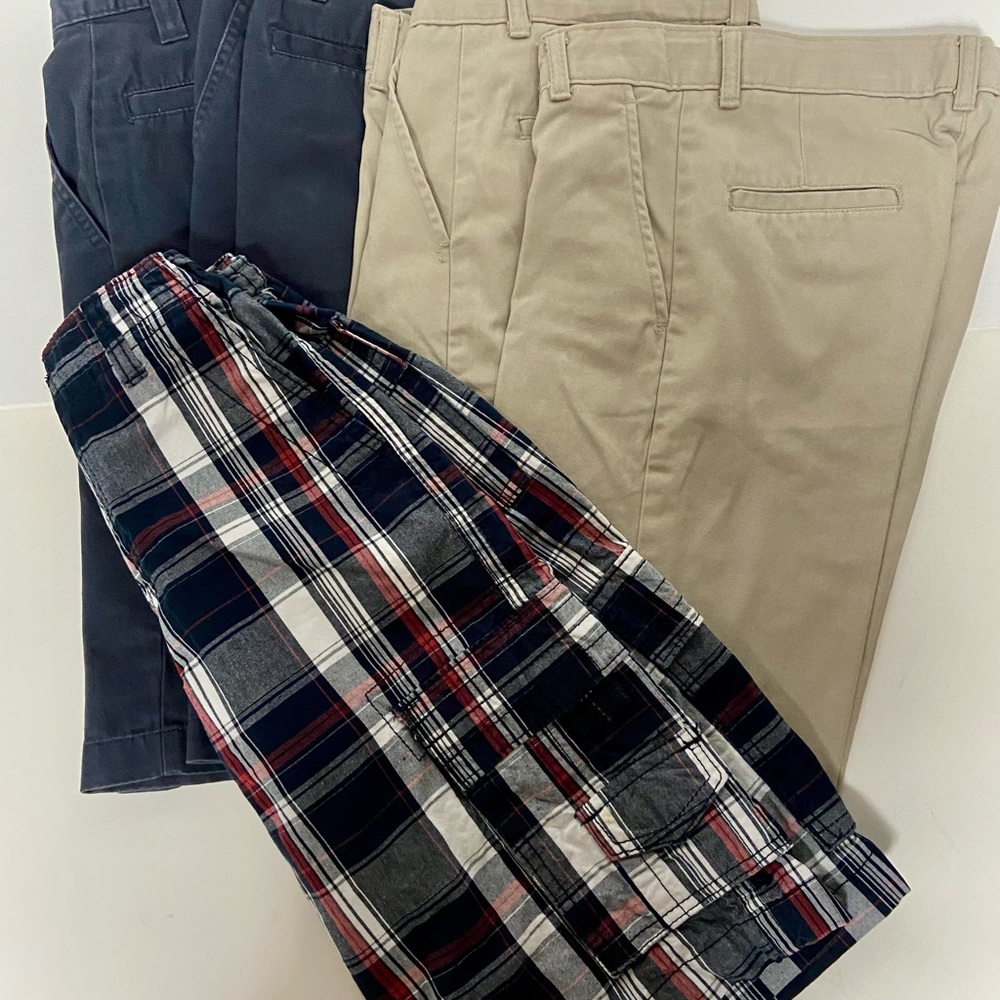 Boys Size 12 shorts bundle; GENERRA PREPSTERFIT, 2 NAUTICA & 2 OLD NAVY shorts